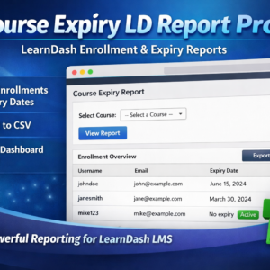Course Expiry LD Report Pro – LearnDash Enrollment & Expiry Reports